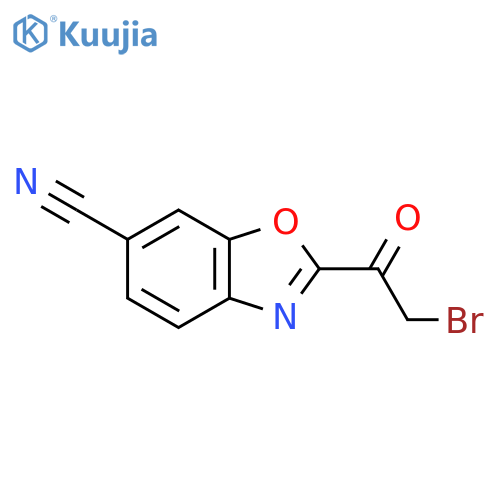 2-(2-Bromoacetyl)-6-cyanobenzo[d]oxazole structure