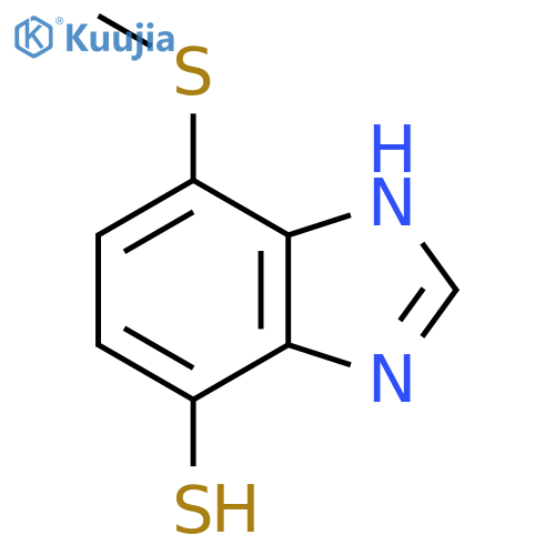 4-Mercapto-7-methylthio-1H-benzimidazole structure