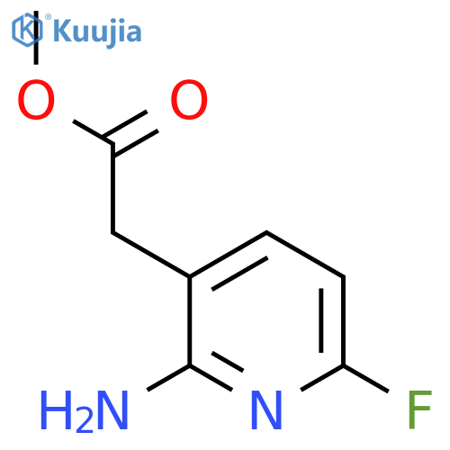 Methyl 2-amino-6-fluoropyridine-3-acetate structure