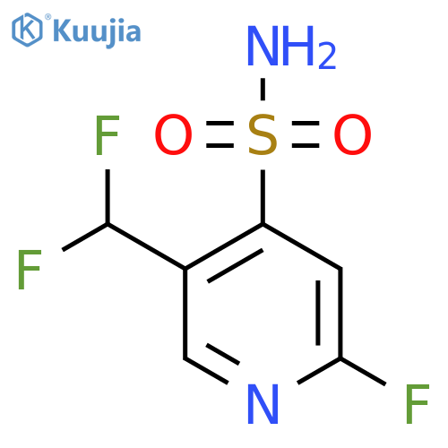 5-(Difluoromethyl)-2-fluoropyridine-4-sulfonamide structure