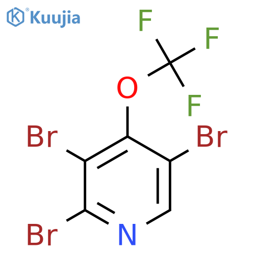 2,3,5-Tribromo-4-(trifluoromethoxy)pyridine structure