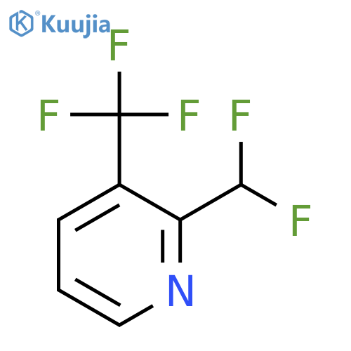 2-(Difluoromethyl)-3-(trifluoromethyl)pyridine structure