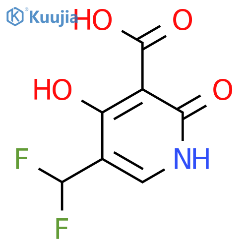 5-(Difluoromethyl)-2,4-dihydroxypyridine-3-carboxylic acid structure