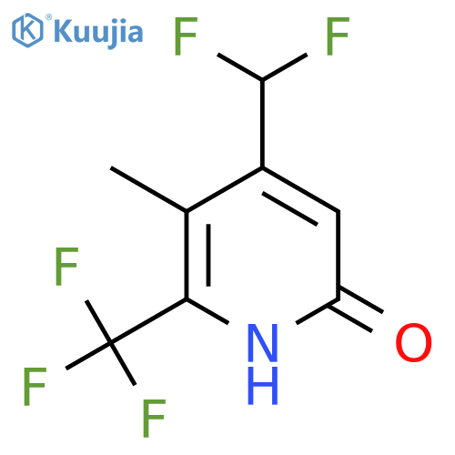 4-(Difluoromethyl)-6-hydroxy-3-methyl-2-(trifluoromethyl)pyridine structure