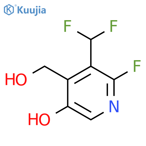 3-(Difluoromethyl)-2-fluoro-5-hydroxypyridine-4-methanol structure