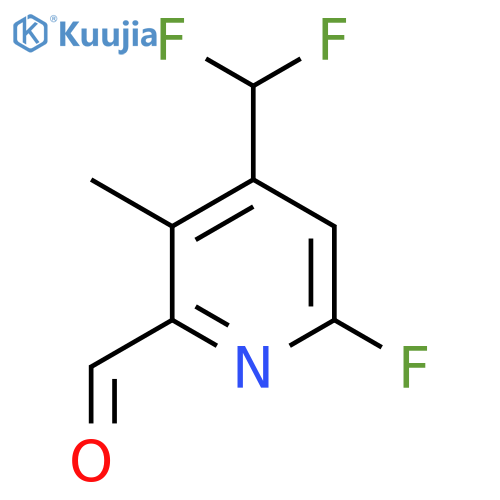 4-(Difluoromethyl)-6-fluoro-3-methylpyridine-2-carboxaldehyde structure
