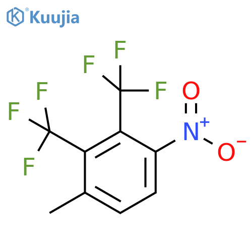 2,3-Bis(trifluoromethyl)-4-nitrotoluene structure