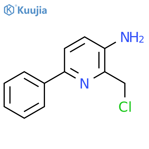 3-Amino-2-chloromethyl-6-phenylpyridine structure