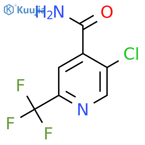 5-Chloro-2-(trifluoromethyl)isonicotinamide structure