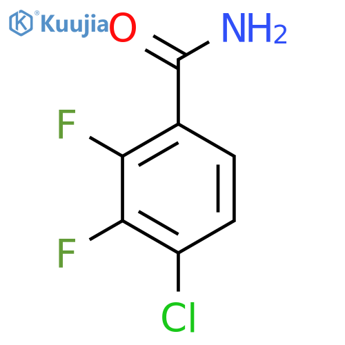 4-Chloro-2,3-difluorobenzamide structure