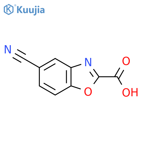 5-Cyanobenzo[d]oxazole-2-carboxylic acid structure