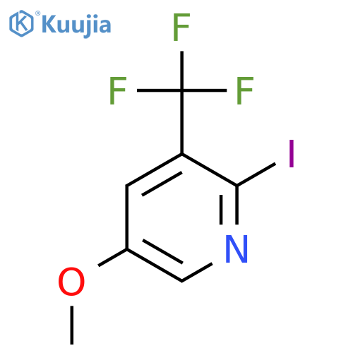 2-Iodo-5-methoxy-3-(trifluoromethyl)pyridine structure