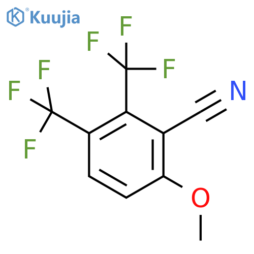 3,4-Bis(trifluoromethyl)-2-cyanoanisole structure