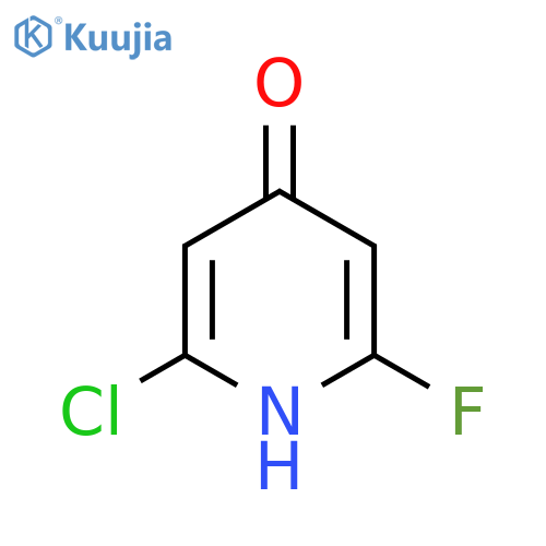 2-Chloro-6-fluoropyridin-4-ol structure