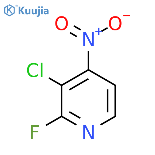 3-Chloro-2-fluoro-4-nitropyridine structure