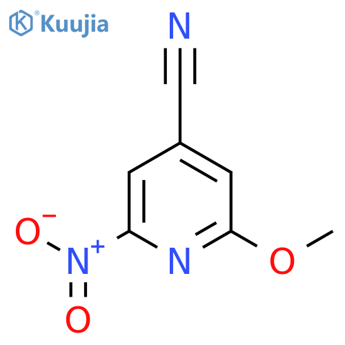 2-Methoxy-6-nitroisonicotinonitrile structure