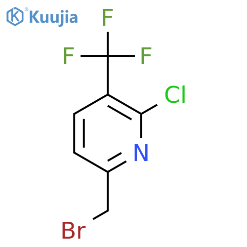 6-(Bromomethyl)-2-chloro-3-(trifluoromethyl)pyridine structure