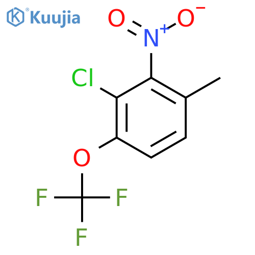 3-Chloro-2-nitro-4-(trifluoromethoxy)toluene structure