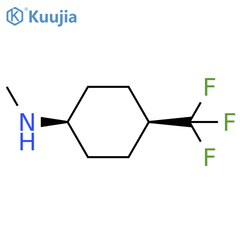 Cyclohexanamine, N-methyl-4-(trifluoromethyl)-, cis- structure