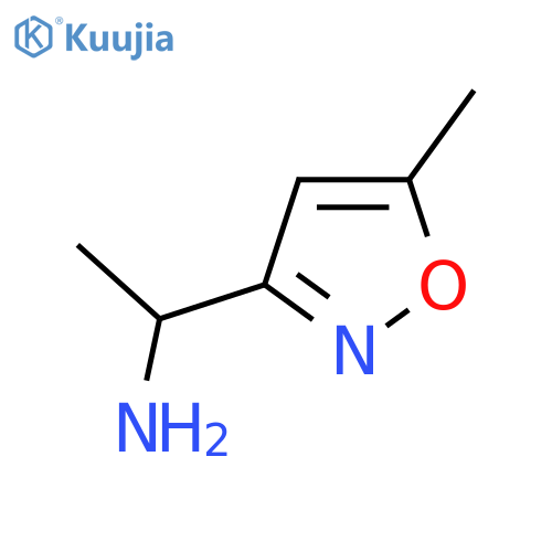 1-(5-Methylisoxazol-3-yl)ethanamine structure
