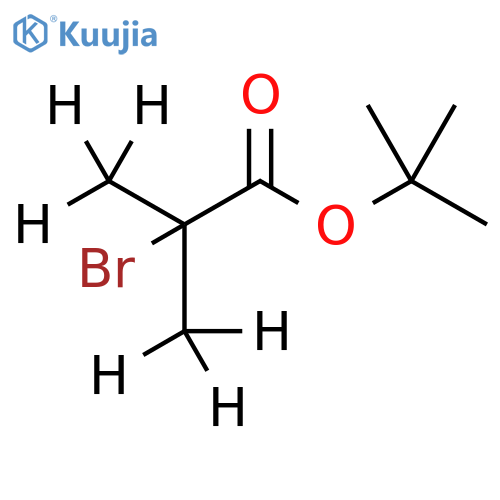 tert-Butyl 2-Bromo-2-methylpropanoate-D6 structure