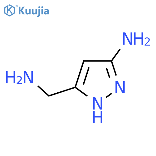 5-(aminomethyl)-1H-pyrazol-3-amine structure