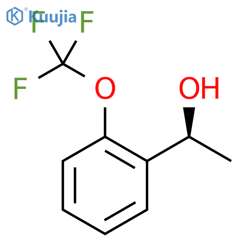 Benzenemethanol, α-methyl-2-(trifluoromethoxy)-, (αS)- structure