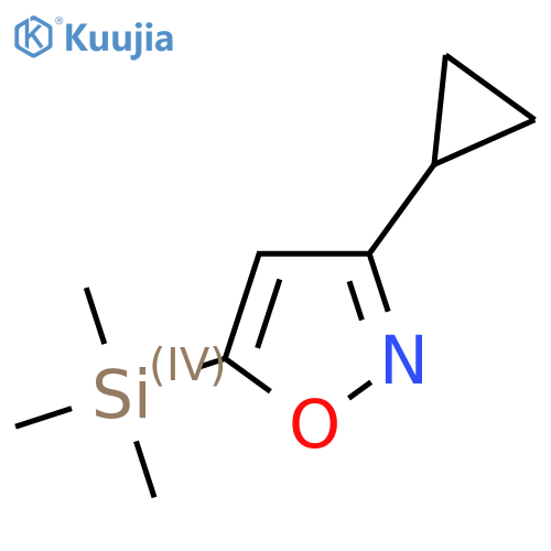 3-Cyclopropyl-5-trimethylsilanyl-isoxazole structure