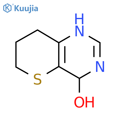 4,6,7,8-Tetrahydro-1H-thiopyrano[3,2-D]pyrimidin-4-OL structure