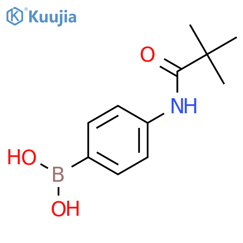 4-Pivalamidophenylboronic Acid structure