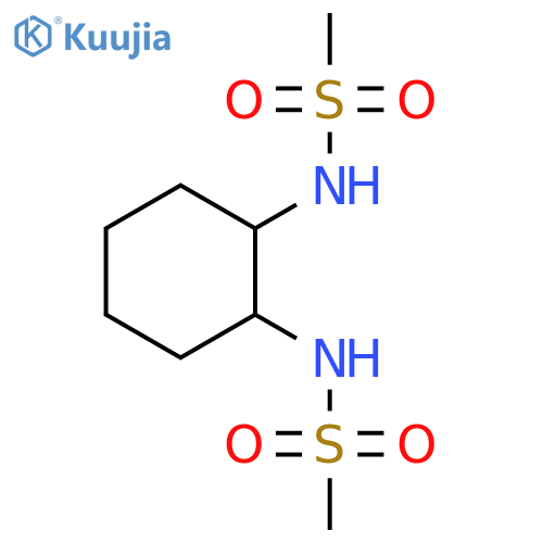 (1R,2R)-1,2-N,N'-Bis[(methane-sulfonyl)amino]-cyclohexane structure