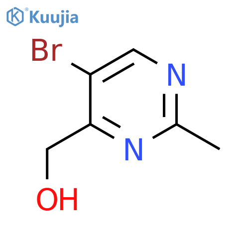 4-Pyrimidinemethanol, 5-bromo-2-methyl- structure