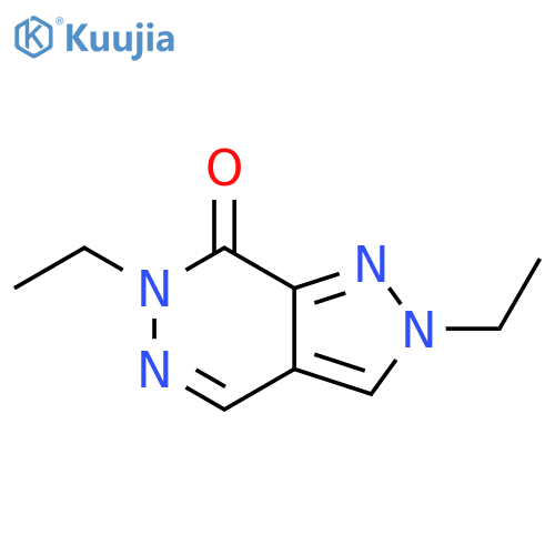 2,6-diethyl-2H,6H,7H-pyrazolo[3,4-d]pyridazin-7-one structure