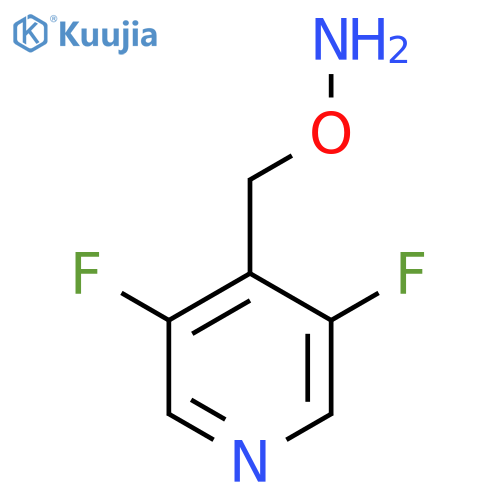 O-[(3,5-difluoropyridin-4-yl)methyl]hydroxylamine structure