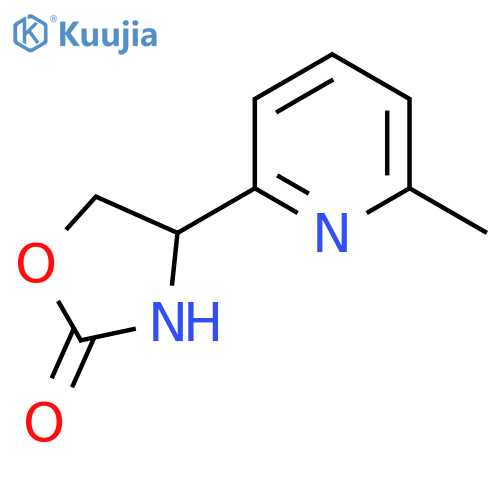 4-(6-Methylpyridin-2-yl)-1,3-oxazolidin-2-one structure