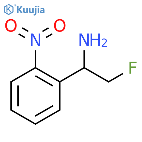 2-fluoro-1-(2-nitrophenyl)ethan-1-amine structure