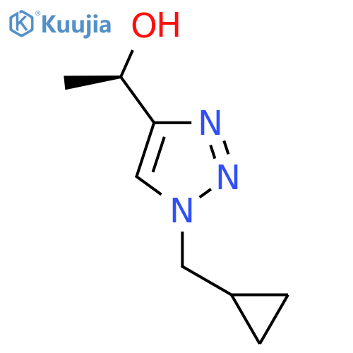 (1r)-1-[1-(Cyclopropylmethyl)-1h-1,2,3-triazol-4-yl]ethan-1-ol structure