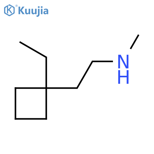 [2-(1-Ethylcyclobutyl)ethyl](methyl)amine structure