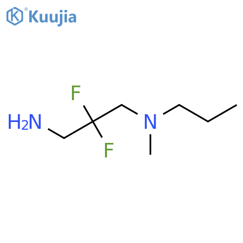 2,2-difluoro-N'-methyl-N'-propylpropane-1,3-diamine structure