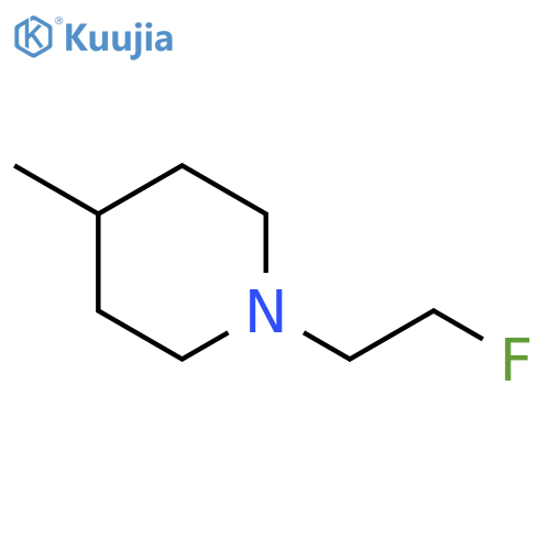 1-(2-Fluoroethyl)-4-methylpiperidine structure