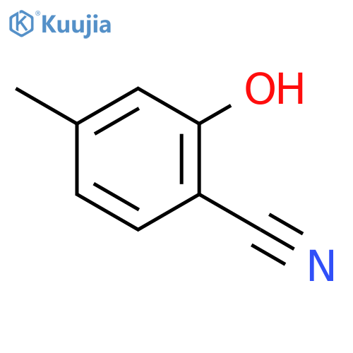 2-Hydroxy-4-methylbenzonitrile structure