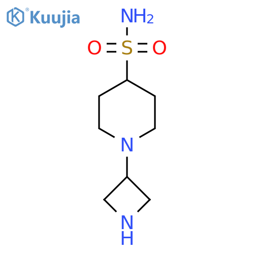 1-(Azetidin-3-yl)piperidine-4-sulfonamide structure