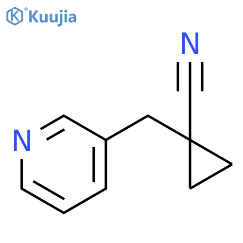Cyclopropanecarbonitrile, 1-(3-pyridinylmethyl)- structure
