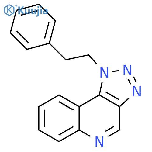 1-(2-phenylethyl)-1h-[1,2,3]triazolo[4,5-c]quinoline structure
