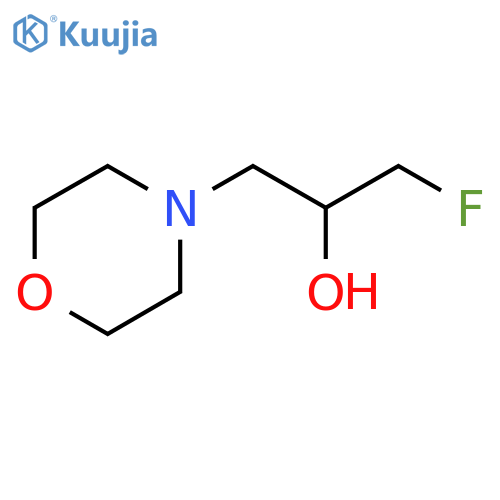 4-Morpholineethanol, α-(fluoromethyl)- structure