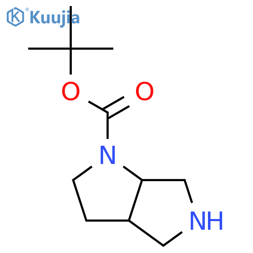 tert-butyl octahydropyrrolo[2,3-c]pyrrole-1-carboxylate structure
