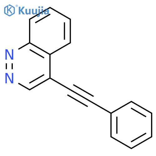4-(Phenylethynyl)cinnoline structure