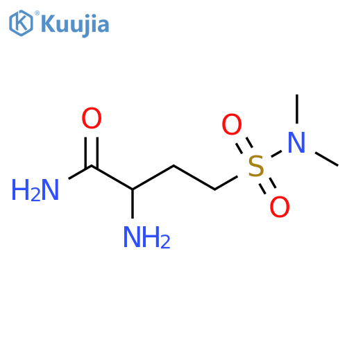 2-Amino-4-(dimethylsulfamoyl)butanamide structure
