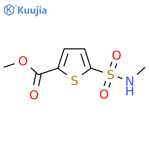 Methyl 5-(methylsulfamoyl)thiophene-2-carboxylate structure