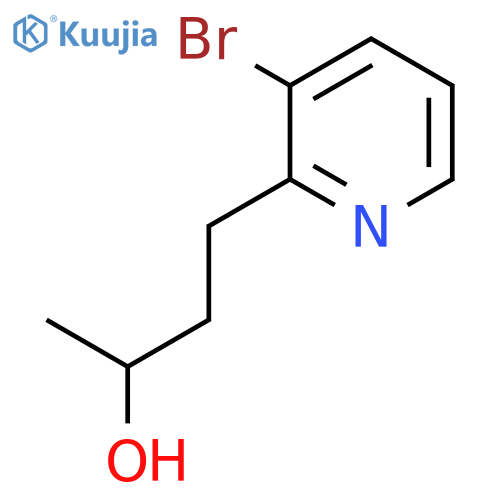 4-(3-Bromopyridin-2-yl)butan-2-ol structure